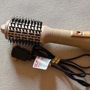 Gold Rotating Hot Air Brush - Conair Rose Gold